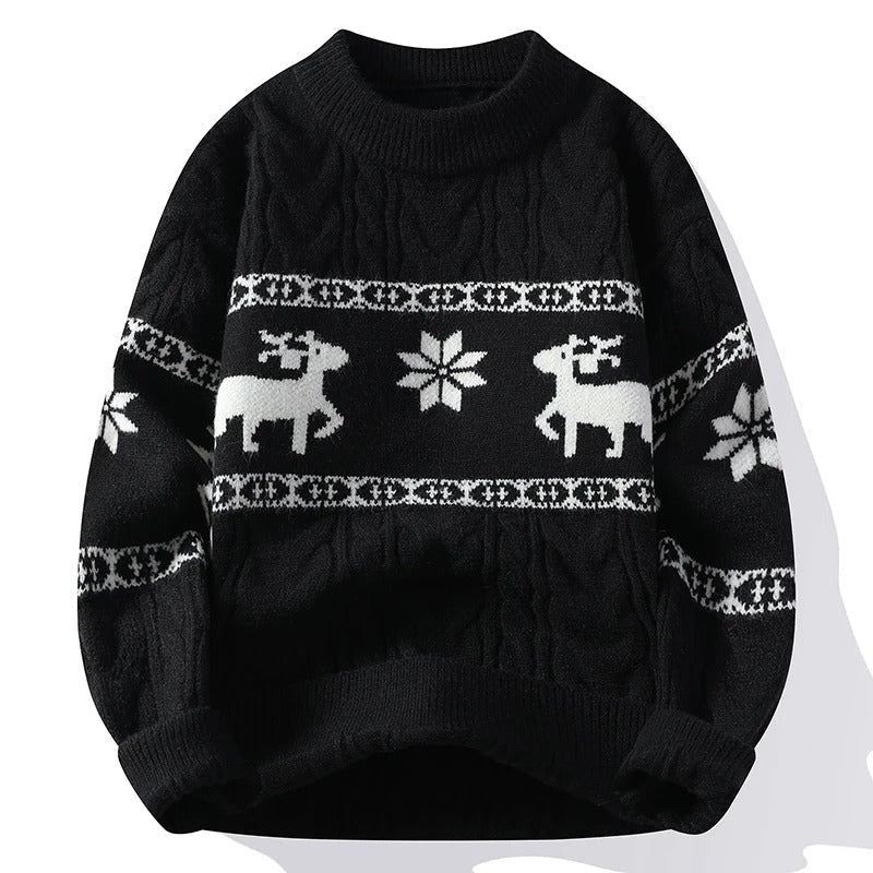 Frosty Reindeer Men's Christmas Sweater