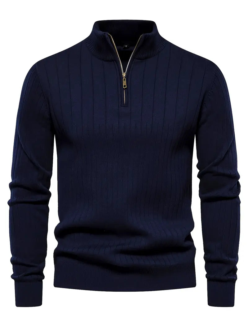 Henry | Men's Sweater with Half Zip