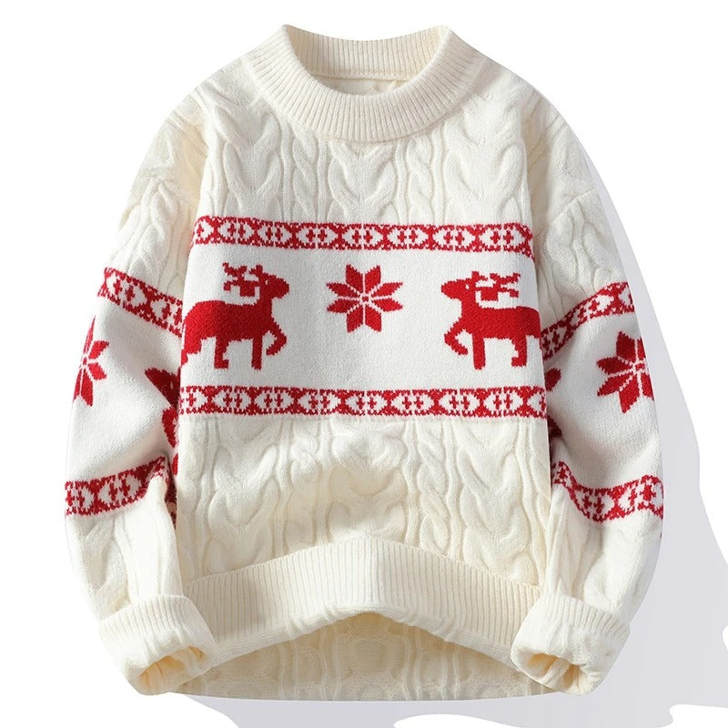 Frosty Reindeer Men's Christmas Sweater