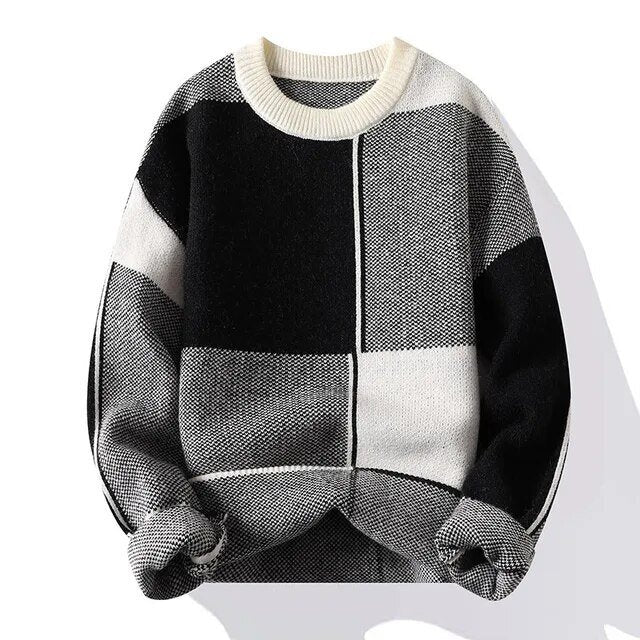 Caspar - Knitted Sweater with Pattern