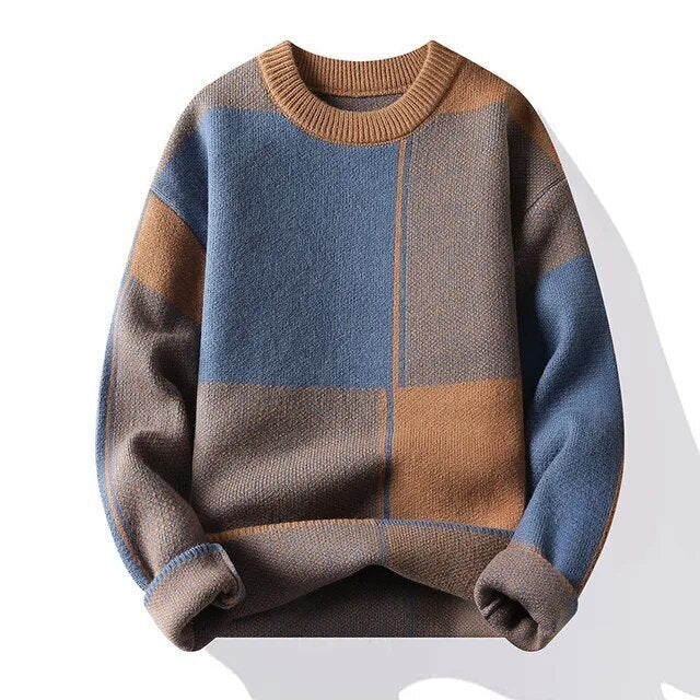 Caspar - Knitted Sweater with Pattern