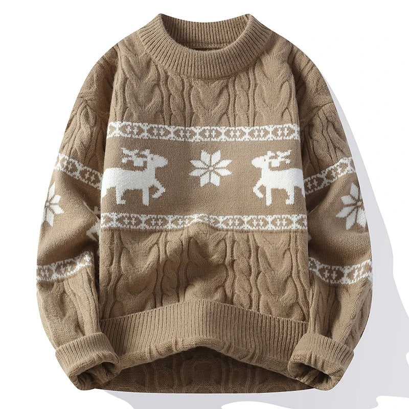 Frosty Reindeer Men's Christmas Sweater