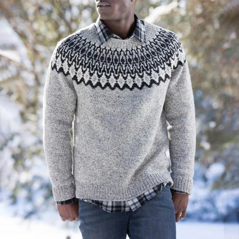 Andrew - Crew Neck Sweater for Men