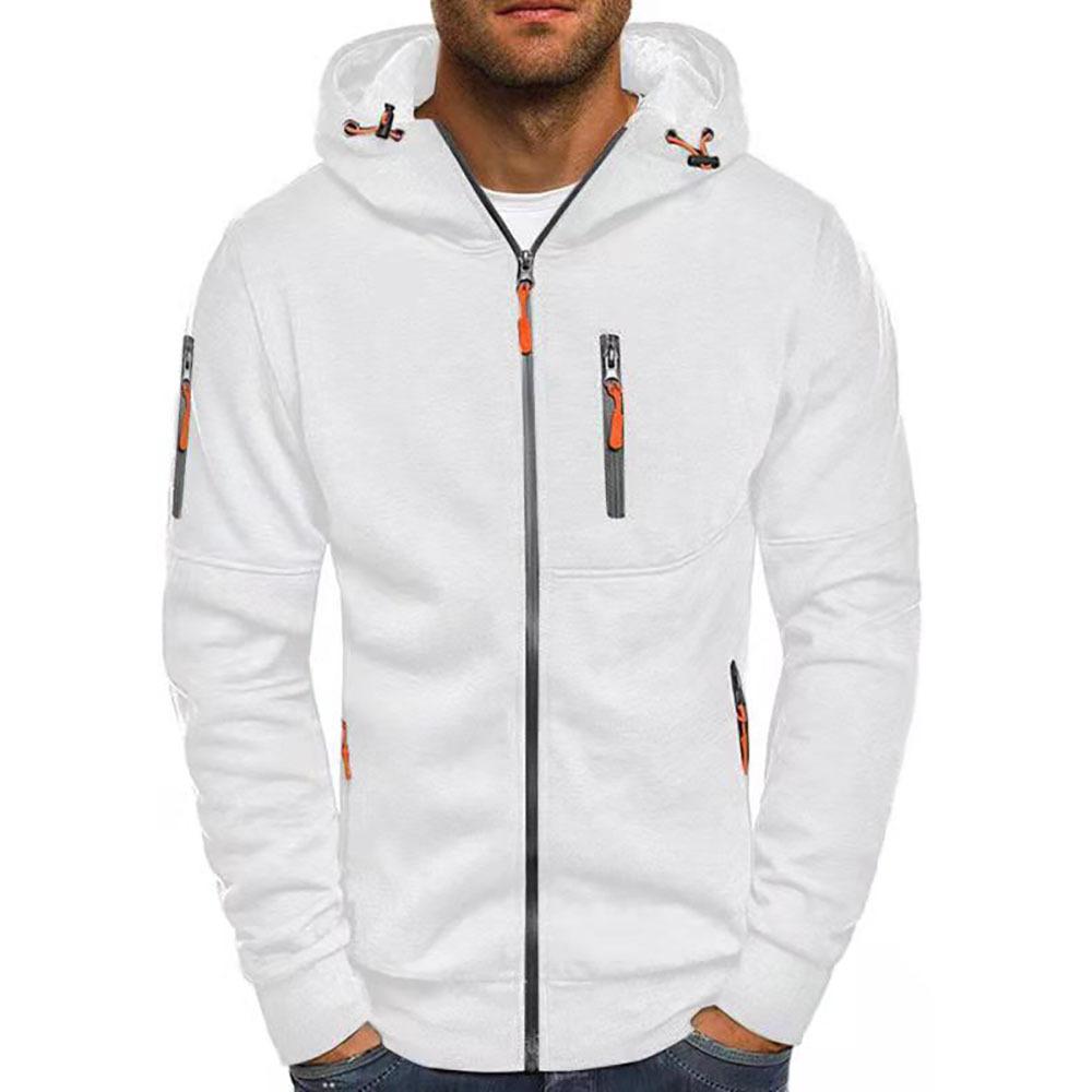 Levi - Men's Sweatshirt with Zip and Hood