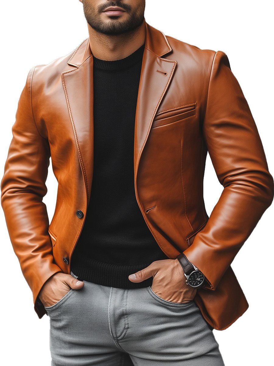 Anthony - Stylish Leather Men's Jacket