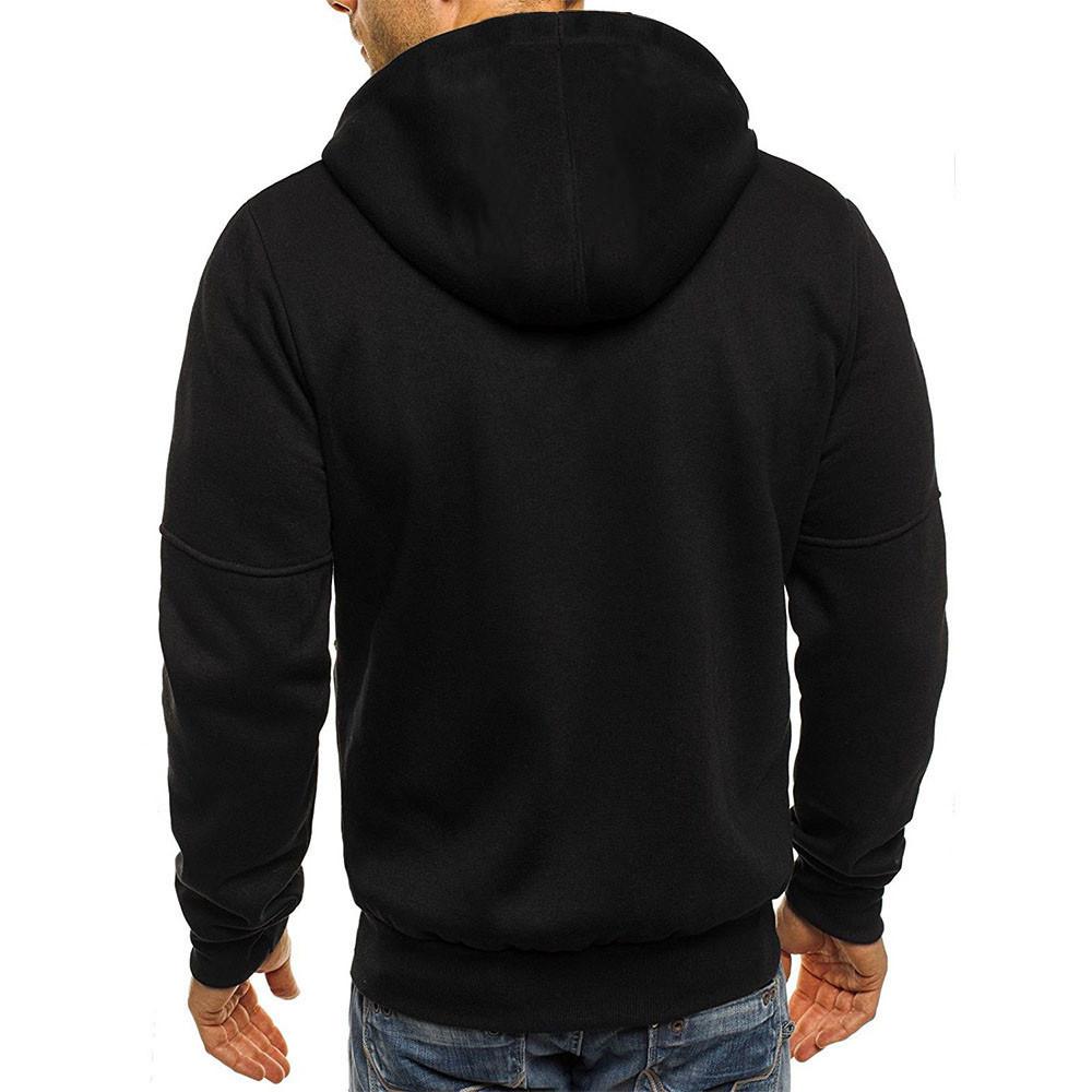 Levi - Men's Sweatshirt with Zip and Hood