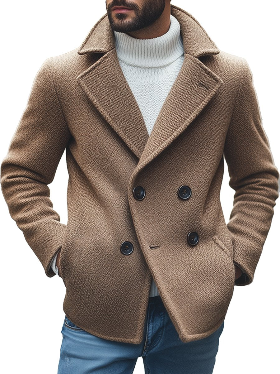 Men's Retro Wool Coat