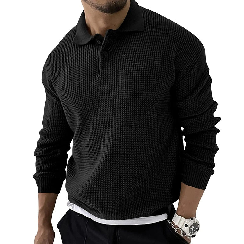 Eden Polo | Luxury Premium Long Sleeve Polo for Men