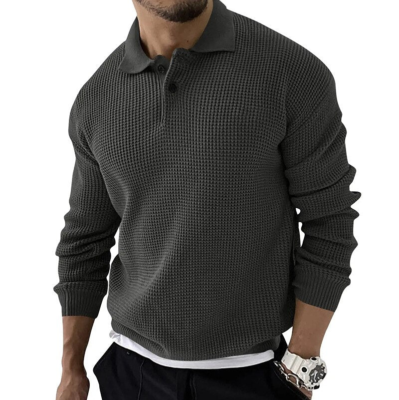 Eden Polo | Luxury Premium Long Sleeve Polo for Men