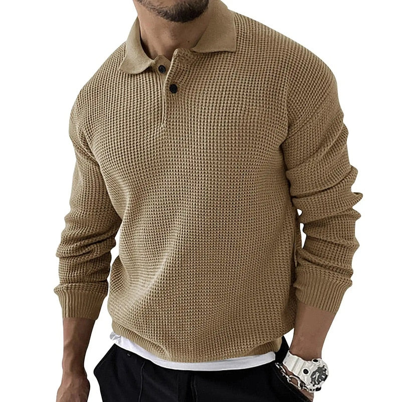 Eden Polo | Luxury Premium Long Sleeve Polo for Men