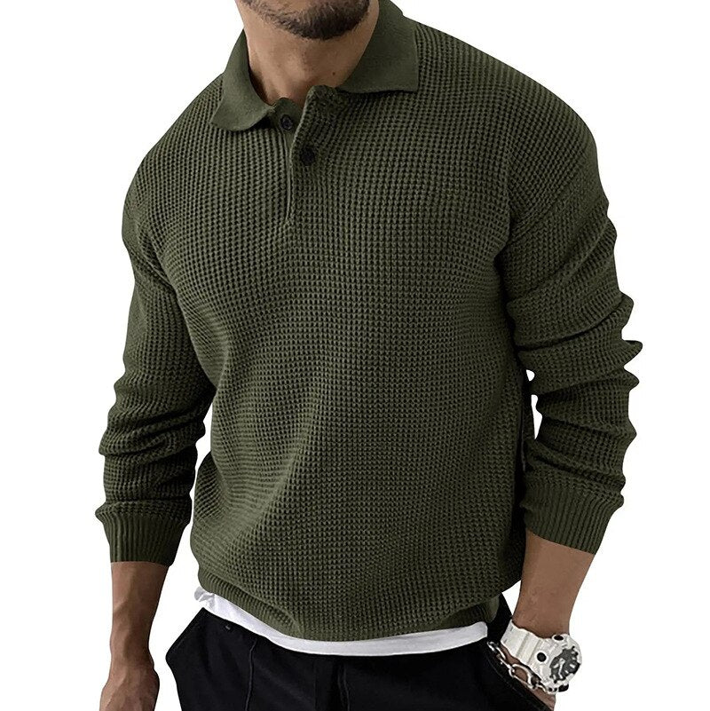 Eden Polo | Luxury Premium Long Sleeve Polo for Men